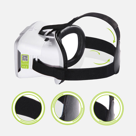 Virtual Reality Glasses + Bluetooth Gamepad Controller