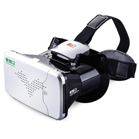 Virtual Reality 3D Glasses with Mounted Headset